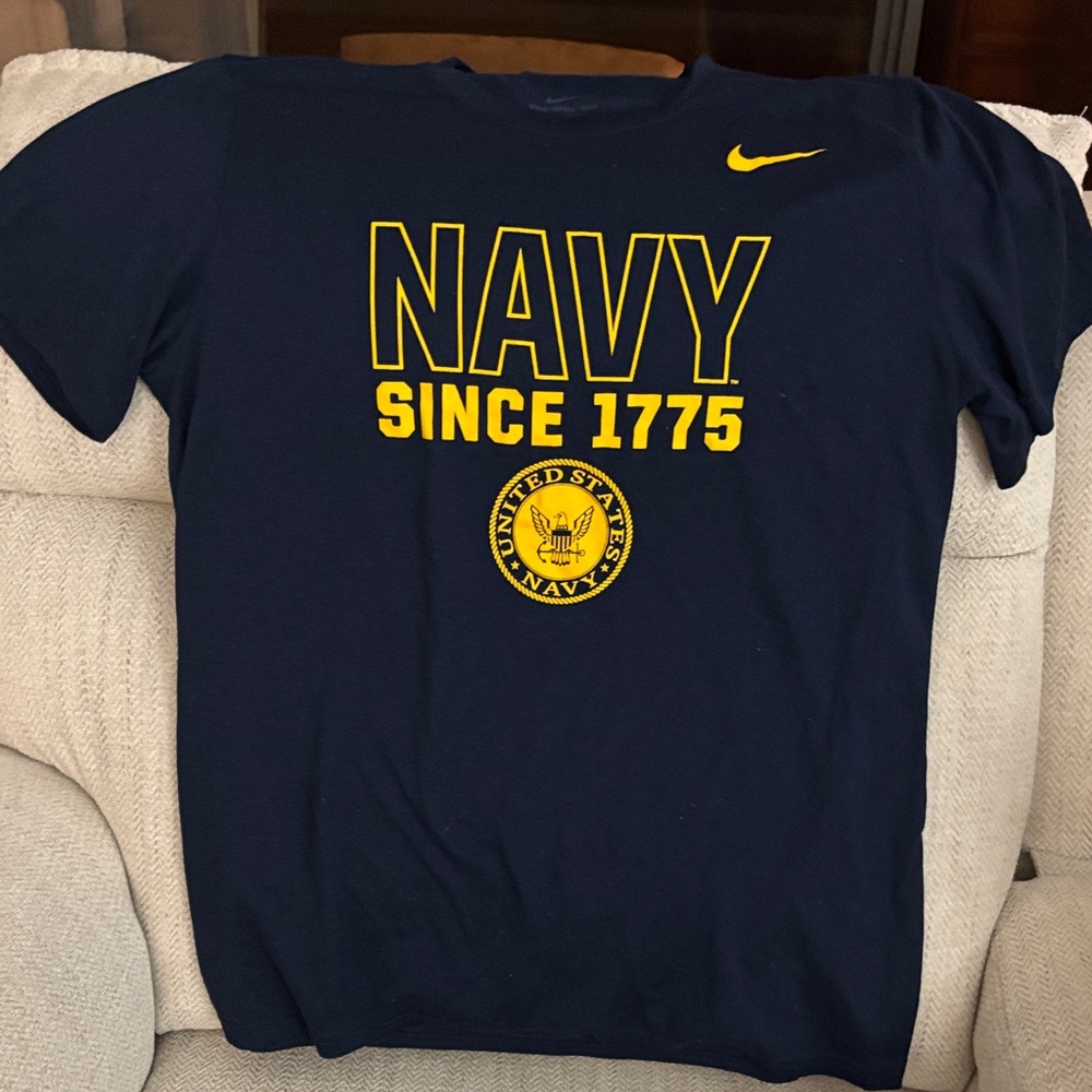 Nike Navy Blue 'NAVY Since 1775' Men's Tee